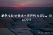 蘑菇视频 流量爆点情报局 专题站，蘑菇视讯