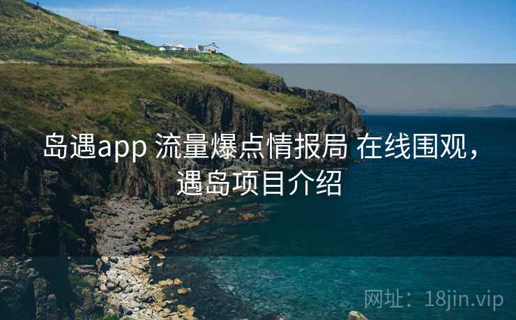 岛遇app 流量爆点情报局 在线围观,遇岛项目介绍 岛遇app 流量爆点情报局 在线围观,遇岛项目介绍