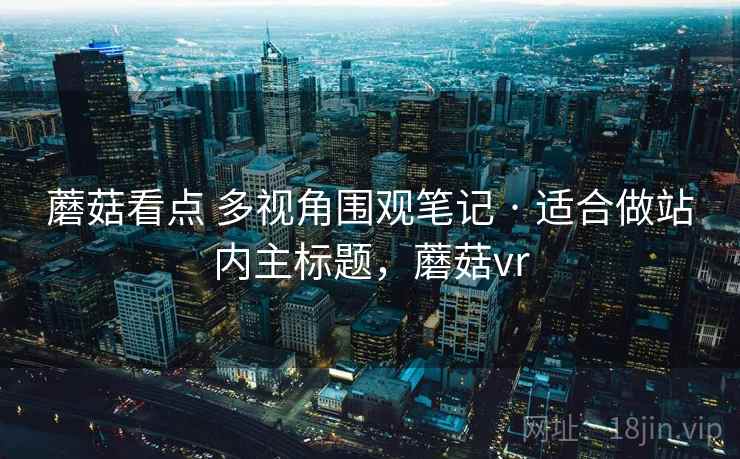 蘑菇看点 多视角围观笔记 · 适合做站内主标题，蘑菇vr