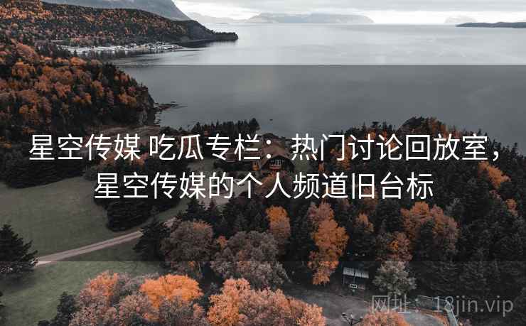 星空传媒 吃瓜专栏：热门讨论回放室，星空传媒的个人频道旧台标