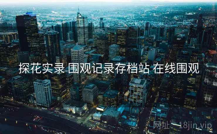探花实录 围观记录存档站 在线围观